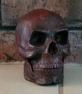 Medium Skull - red